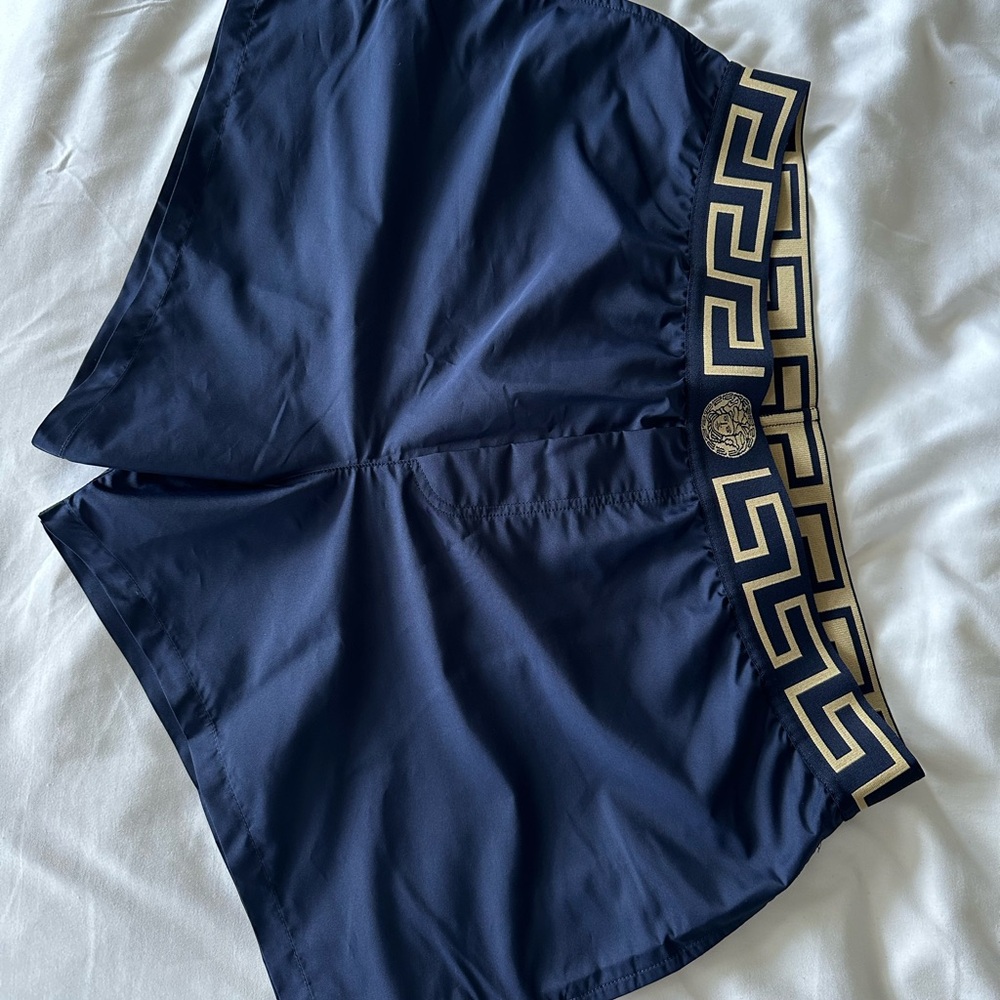 Versace mens Navy Shorts